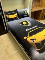 روتختی یک نفره پسرانه طرح لامبورگینی زرد کد 0126 - Image 3