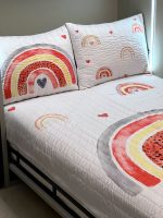 روتختی یک نفره دخترانه طرح رنگین کمان کد 0341 - Image 4