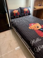 روتختی یک نفره پسرانه طرح HELLO WINTER کد 0644 - Image 3