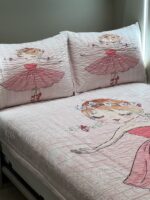 روتختی یک نفره دخترانه عروسکی طرح دختر نیلا کد 0204 - Image 4