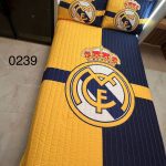 روتختی یک نفره فوتبالی طرح تیم رئال مادرید کد 0239