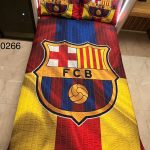 روتختی یک نفره ورزشی طرح تیم بارسلونا کد 0266