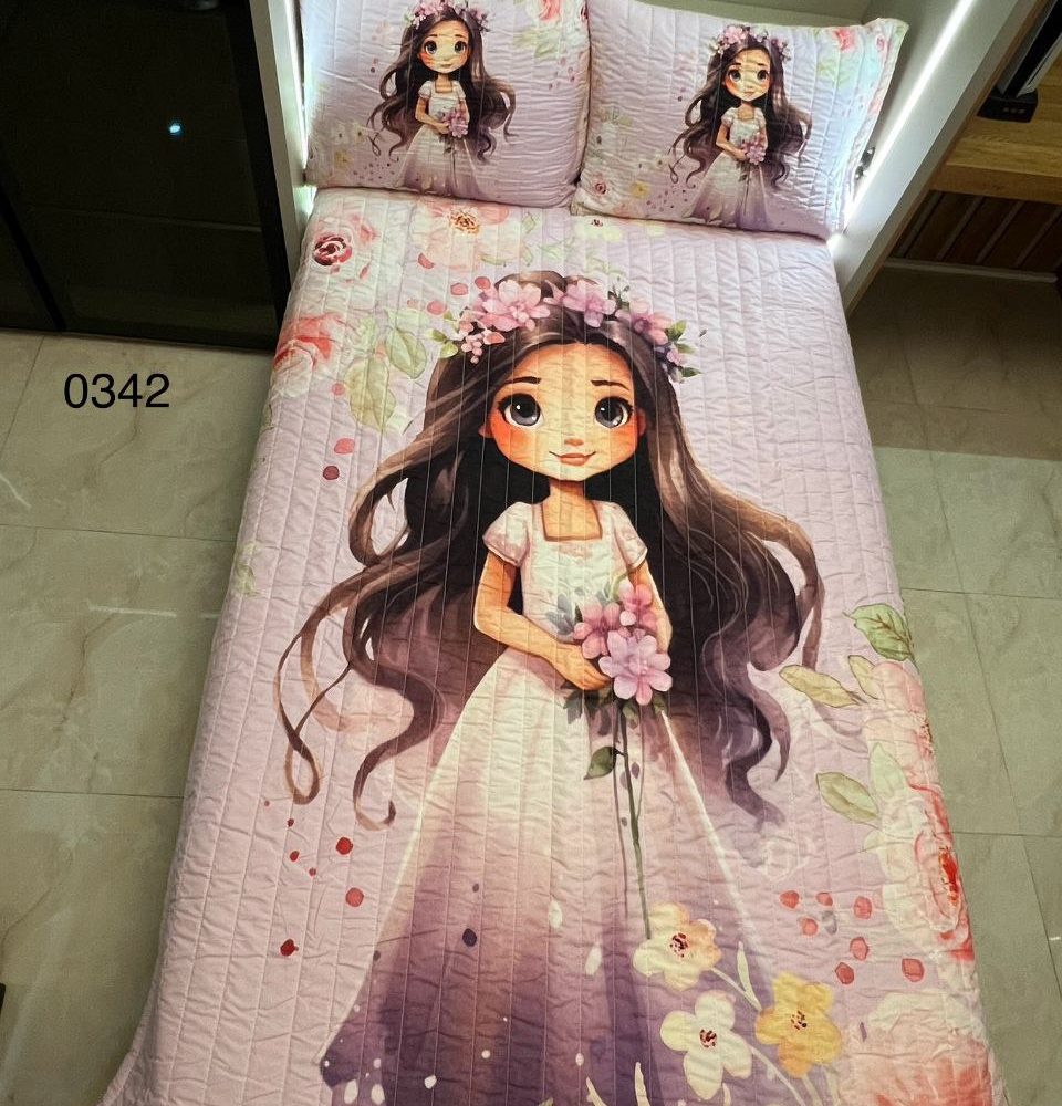 روتختی ست کامل  یک نفره 3D میکروتنسل کد 0342