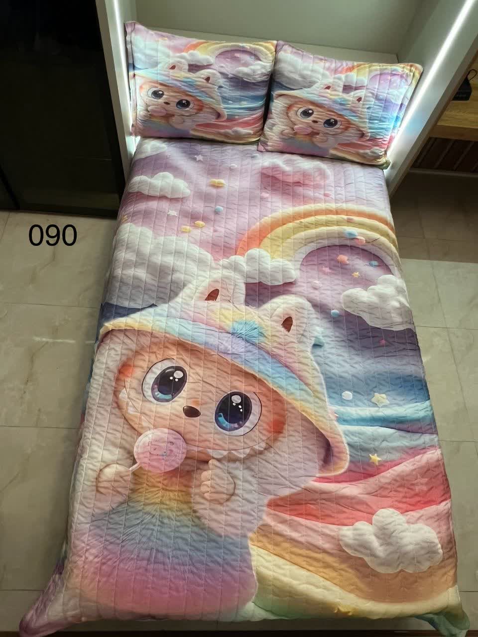 روتختی یک نفره دخترانه طرح لبوبو کوچولو کد 090