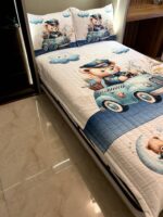 روتختی یک نفره پسرانه طرح خرس ماشینی کد 0171 - Image 4