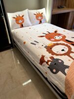 روتختی یک نفره پسرانه طرح حیوانات مهربون کد 0255 - Image 4