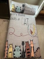 روتختی یک نفره پسرانه طرح cats کد 0219