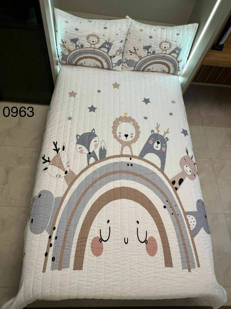 روتختی یک نفره پسرانه طرح حیوانات کد 0963