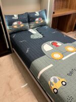 روتختی یک نفره پسرانه طرح شهر دایناسورها کد 080 - Image 2