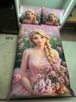 روتختی یک نفره دخترانه طرح باربی زیبا کد 0412