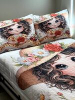 روتختی یک نفره دخترانه طرح درنا کد 0419 - Image 2
